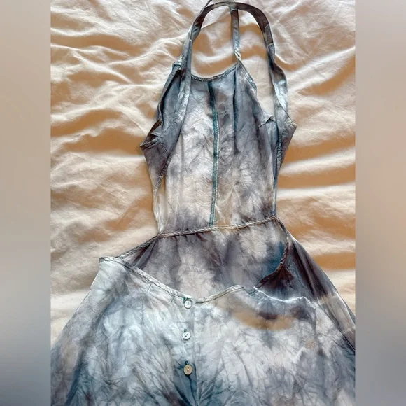 Free People Blue Tie-Dye Maxi Dress - Picture 4 of 6